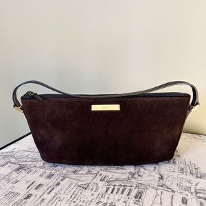 GUCCI Suede Mini Boat Bag